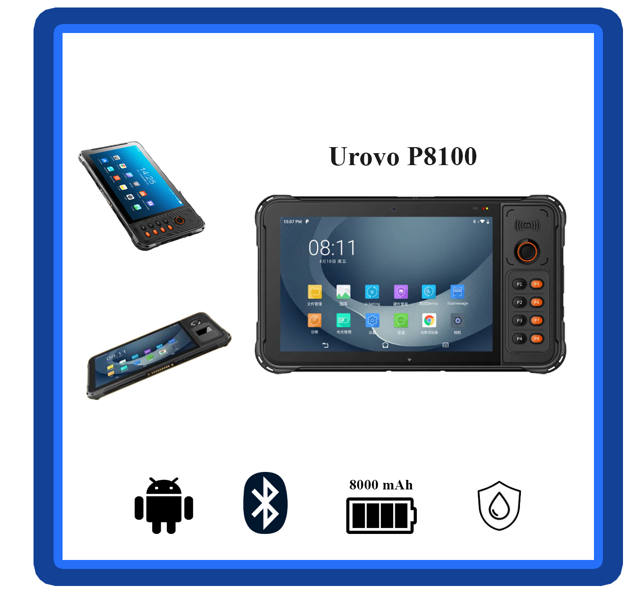 Máy Tính Bảng Công Nghiệp Urovo P8100